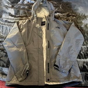 Size SM womens North Face raincoat
